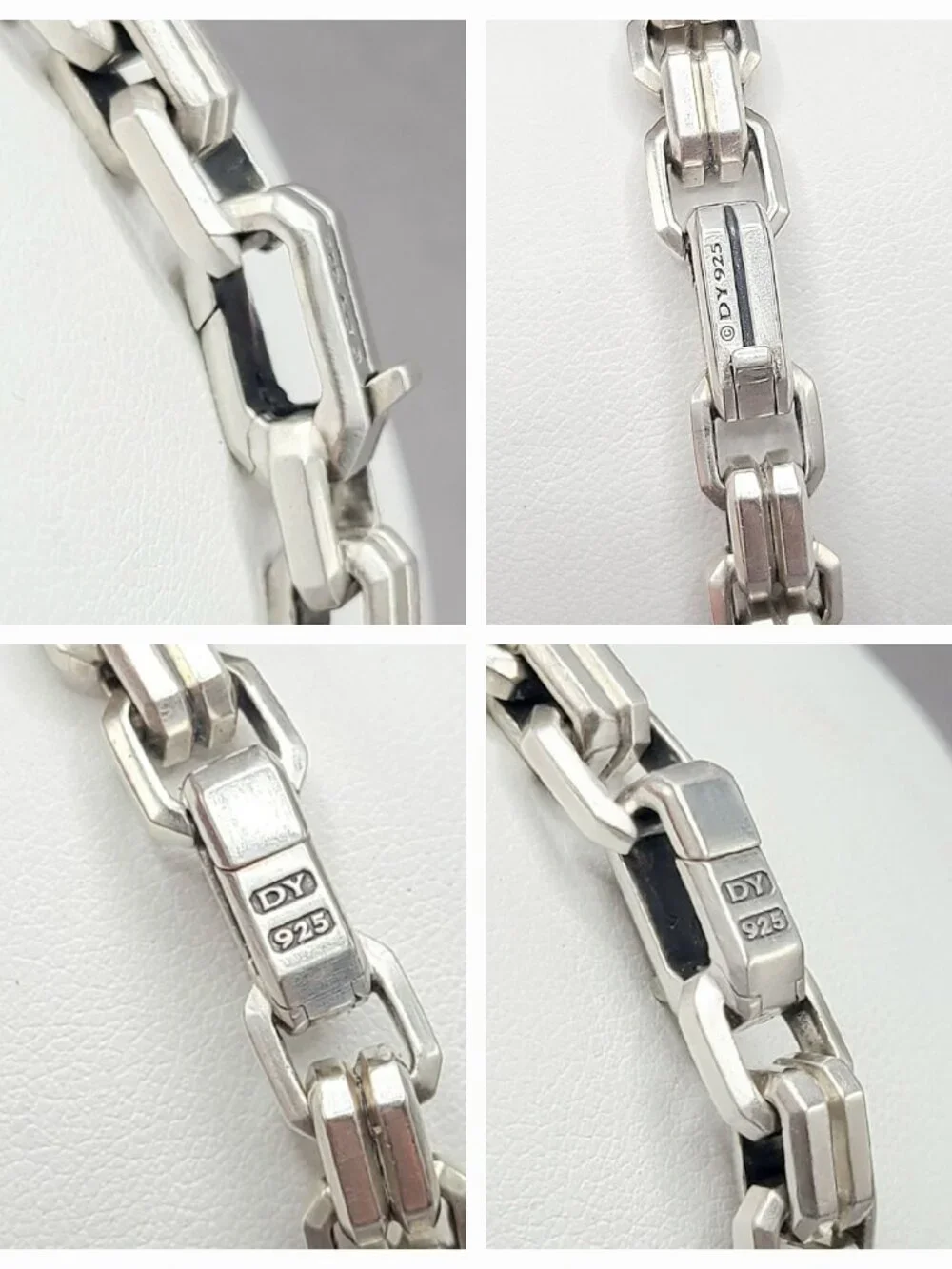 David Yurman Streamline Double Link Bracelet in Sterling Silver - 8mm - Medium